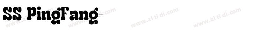 SS PingFang字体转换